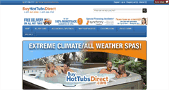 Desktop Screenshot of buyhottubsdirect.com